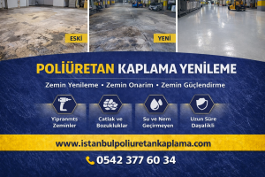 Eski poliüretan kaplama yenileme çalışması